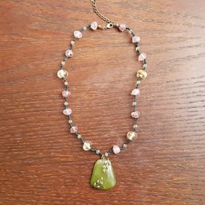 Multistone necklace
